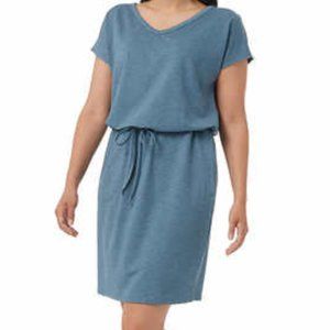 🌸 Small- Women's Soft Lounge V-Neck Dress: Effortless Style & Comfort 🌸